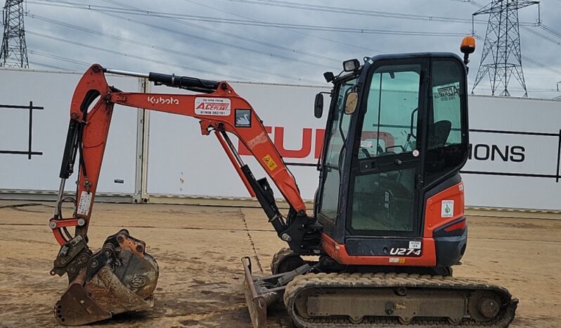 2017 Kubota U27-4 Mini Excavators For Auction: Leeds – 5th, 6th, 7th & 8th March 2025 @ 8:00am full