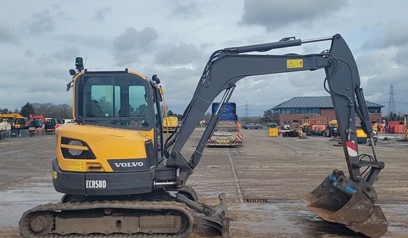 2019 Volvo ECR58D Mini Excavators For Auction: Leeds – 5th, 6th, 7th & 8th March 2025 @ 8:00am full