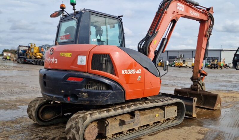 2017 Kubota KX080-4A 6 Ton+ Excavators For Auction: Leeds – 5th, 6th, 7th & 8th March 2025 @ 8:00am full