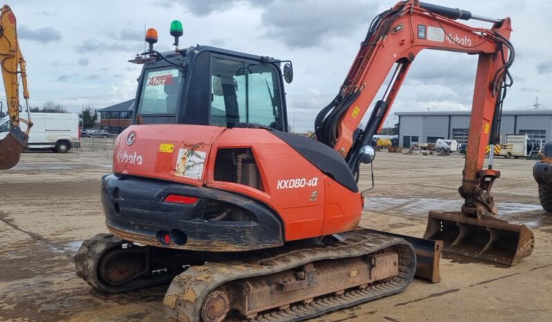 2018 Kubota KX080-4A 6 Ton+ Excavators For Auction: Leeds – 5th, 6th, 7th & 8th March 2025 @ 8:00am full