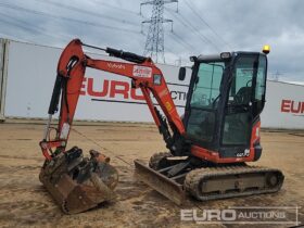 2017 Kubota U27-4 Mini Excavators For Auction: Leeds – 5th, 6th, 7th & 8th March 2025 @ 8:00am