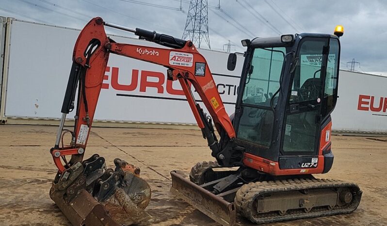 2017 Kubota U27-4 Mini Excavators For Auction: Leeds – 5th, 6th, 7th & 8th March 2025 @ 8:00am