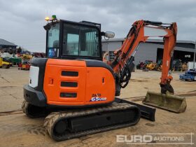 2017 Hitachi ZX65USB-5A CLP 6 Ton+ Excavators For Auction: Leeds – 5th, 6th, 7th & 8th March 2025 @ 8:00am full