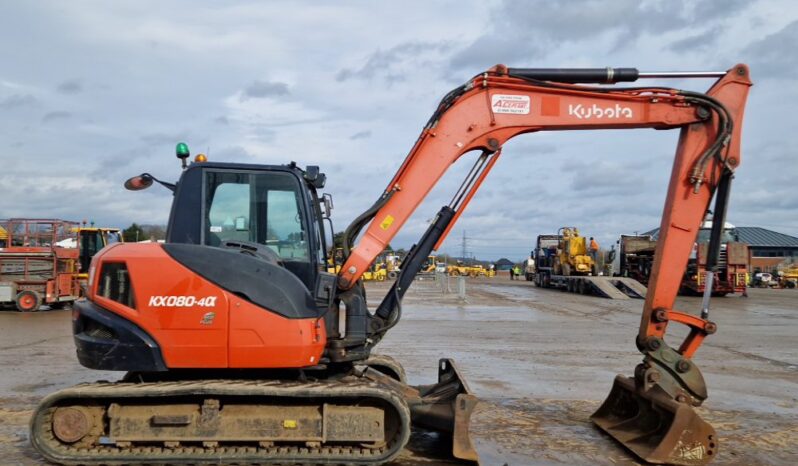 2017 Kubota KX080-4A 6 Ton+ Excavators For Auction: Leeds – 5th, 6th, 7th & 8th March 2025 @ 8:00am full