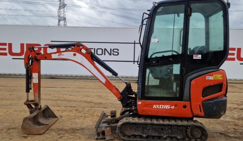 2016 Kubota KX016-4 Mini Excavators For Auction: Leeds – 5th, 6th, 7th & 8th March 2025 @ 8:00am full