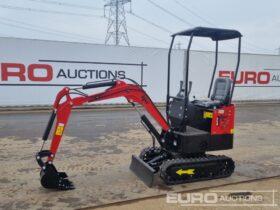 Unused 2024 JPC HT12 Micro Excavators For Auction: Leeds – 5th, 6th, 7th & 8th March 2025 @ 8:00am