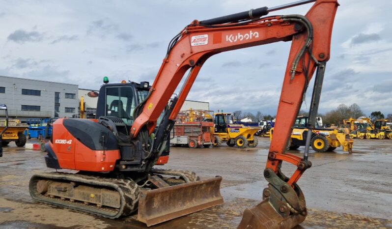 2017 Kubota KX080-4A 6 Ton+ Excavators For Auction: Leeds – 5th, 6th, 7th & 8th March 2025 @ 8:00am full