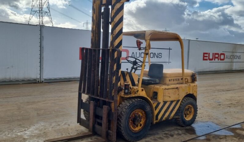 Hyster Diesel Forklift, 2 Stage Mast, Forks Forklifts For Auction: Leeds – 5th, 6th, 7th & 8th March 2025 @ 8:00am