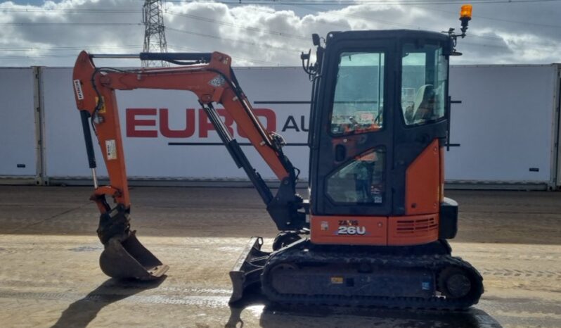 2020 Hitachi ZX26U-6CR Mini Excavators For Auction: Leeds – 5th, 6th, 7th & 8th March 2025 @ 8:00am full