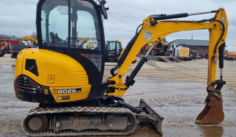 2021 JCB 8026CTS Mini Excavators For Auction: Leeds – 5th, 6th, 7th & 8th March 2025 @ 8:00am full