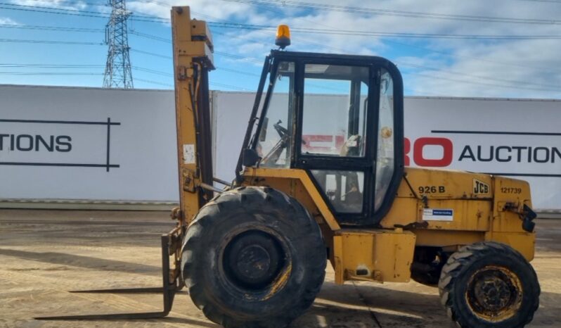 JCB 926B Rough Terrain Forklifts For Auction: Leeds – 5th, 6th, 7th & 8th March 2025 @ 8:00am full