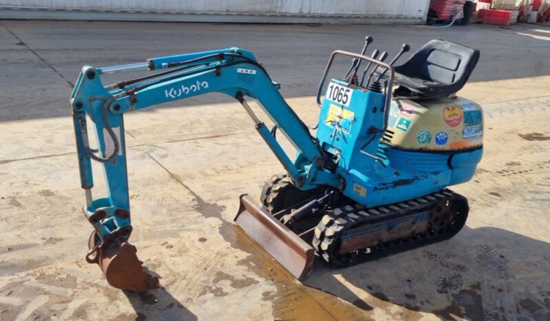 Kubota K005 Micro Excavators For Auction: Leeds – 5th, 6th, 7th & 8th March 2025 @ 8:00am