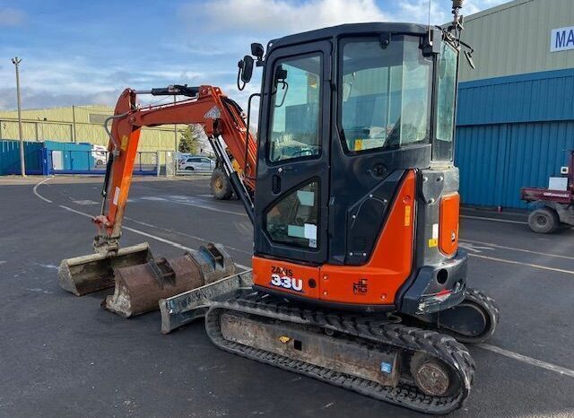 2021 Hitachi ZX33U-6CLR Mini Digger For Auction on 2025-03-22 full