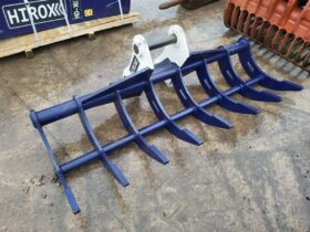 New & Unused Hirox Excavator Rake Attachment – 65mm Pins For Auction on 2025-03-22