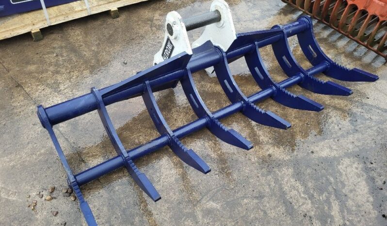 New & Unused Hirox Excavator Rake Attachment – 65mm Pins For Auction on 2025-03-22