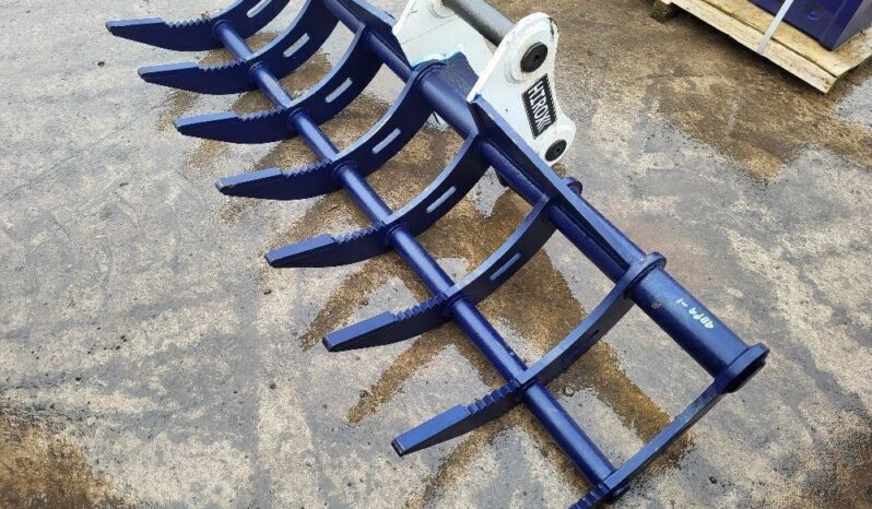 New & Unused Hirox Excavator Rake Attachment – 65mm Pins For Auction on 2025-03-22 full