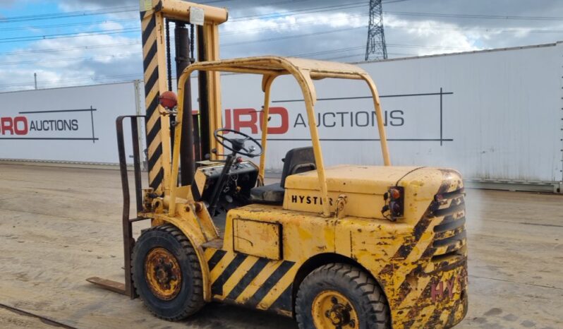 Hyster Diesel Forklift, 2 Stage Mast, Forks Forklifts For Auction: Leeds – 5th, 6th, 7th & 8th March 2025 @ 8:00am full