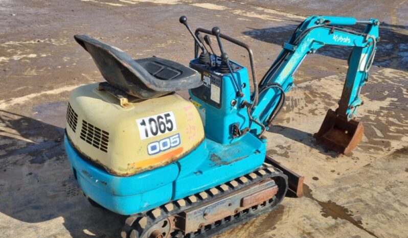 Kubota K005 Micro Excavators For Auction: Leeds – 5th, 6th, 7th & 8th March 2025 @ 8:00am full