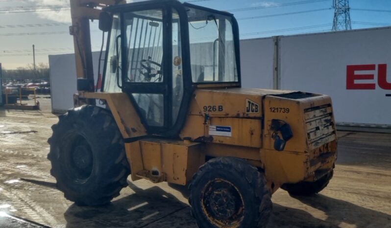 JCB 926B Rough Terrain Forklifts For Auction: Leeds – 5th, 6th, 7th & 8th March 2025 @ 8:00am full