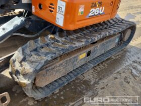 2020 Hitachi ZX26U-6CR Mini Excavators For Auction: Leeds – 5th, 6th, 7th & 8th March 2025 @ 8:00am full