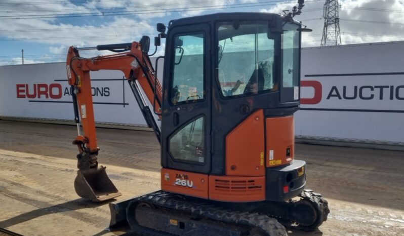 2020 Hitachi ZX26U-6CR Mini Excavators For Auction: Leeds – 5th, 6th, 7th & 8th March 2025 @ 8:00am full