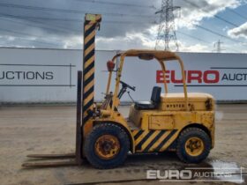 Hyster Diesel Forklift, 2 Stage Mast, Forks Forklifts For Auction: Leeds – 5th, 6th, 7th & 8th March 2025 @ 8:00am full