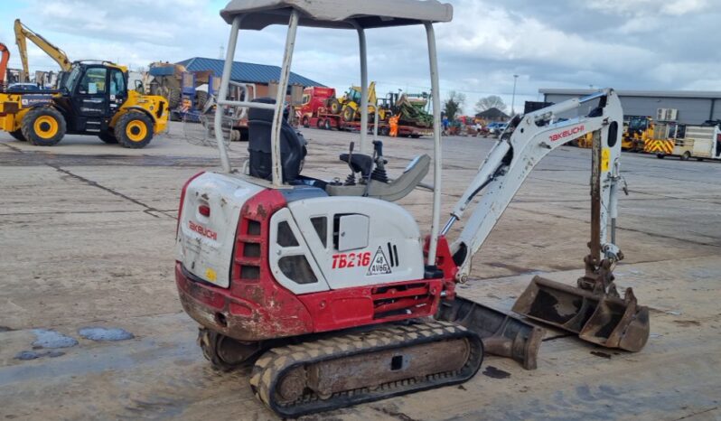 2019 Takeuchi TB216 Mini Excavators For Auction: Leeds – 5th, 6th, 7th & 8th March 2025 @ 8:00am full