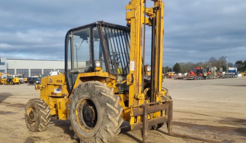 JCB 926B Rough Terrain Forklifts For Auction: Leeds – 5th, 6th, 7th & 8th March 2025 @ 8:00am full