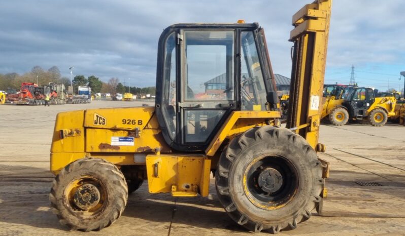 JCB 926B Rough Terrain Forklifts For Auction: Leeds – 5th, 6th, 7th & 8th March 2025 @ 8:00am full