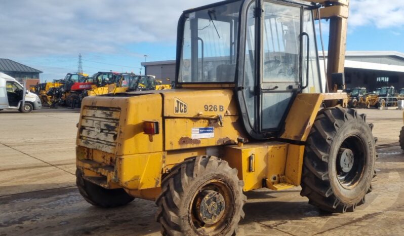 JCB 926B Rough Terrain Forklifts For Auction: Leeds – 5th, 6th, 7th & 8th March 2025 @ 8:00am full