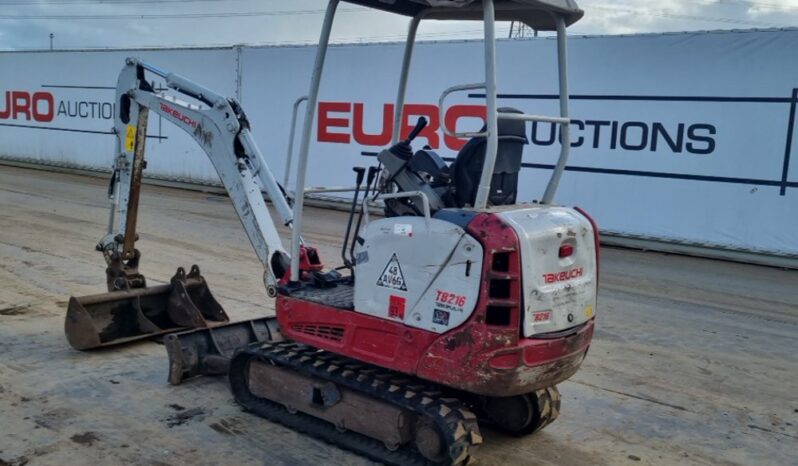 2019 Takeuchi TB216 Mini Excavators For Auction: Leeds – 5th, 6th, 7th & 8th March 2025 @ 8:00am full