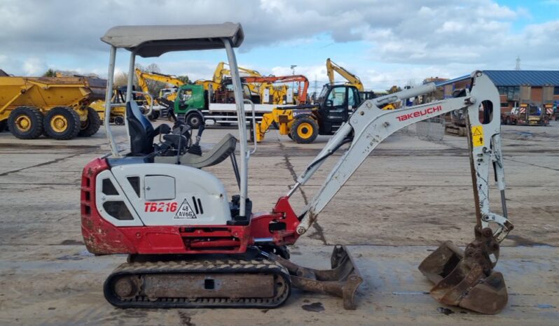 2019 Takeuchi TB216 Mini Excavators For Auction: Leeds – 5th, 6th, 7th & 8th March 2025 @ 8:00am full