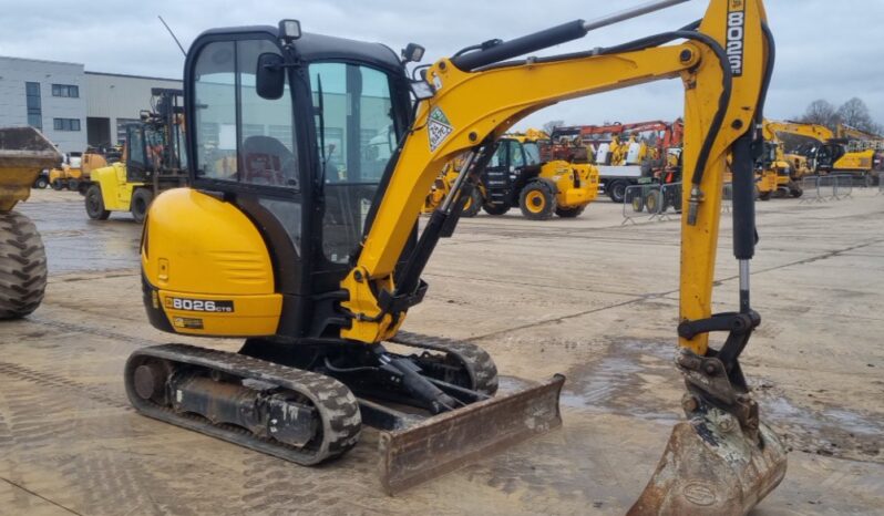 2021 JCB 8026CTS Mini Excavators For Auction: Leeds – 5th, 6th, 7th & 8th March 2025 @ 8:00am full