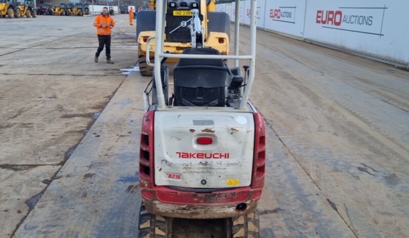 2019 Takeuchi TB216 Mini Excavators For Auction: Leeds – 5th, 6th, 7th & 8th March 2025 @ 8:00am full