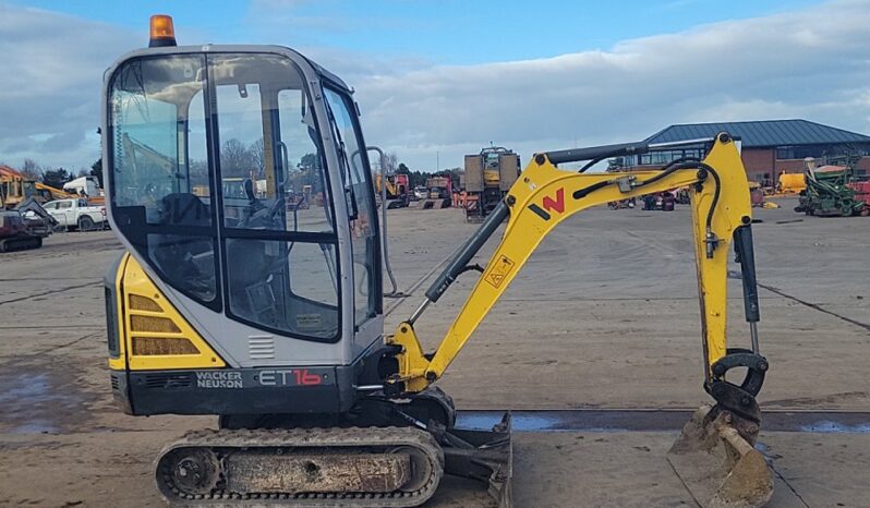 2017 Wacker Neuson ET16 Mini Excavators For Auction: Leeds – 5th, 6th, 7th & 8th March 2025 @ 8:00am full