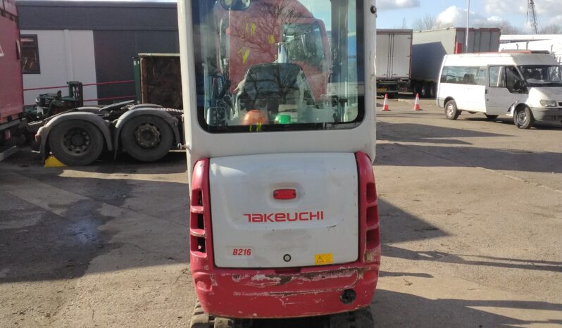 2019 TAKEUCHI TB216  For Auction on 2025-03-25 at 09:30 full