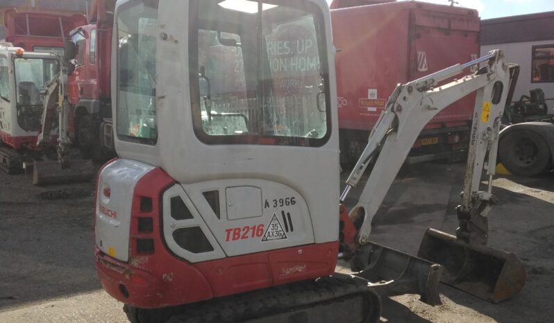 2019 TAKEUCHI TB216  For Auction on 2025-03-25 at 09:30 full