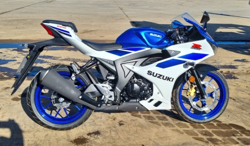 Unused 2024 Suzuki GSXR 125 RLX M4 Motor Cycle For Auction: Leeds – 5th, 6th, 7th & 8th March 2025 @ 8:00am full