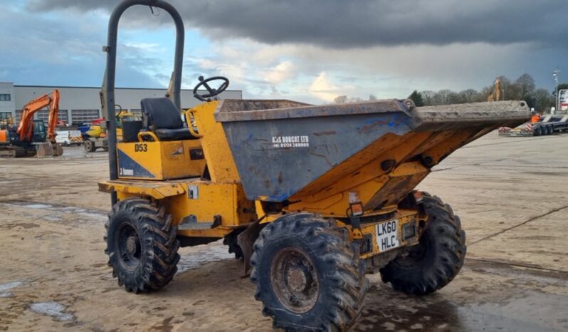 2010 Thwaites 3 Ton Site Dumpers For Auction: Leeds – 5th, 6th, 7th & 8th March 2025 @ 8:00am full