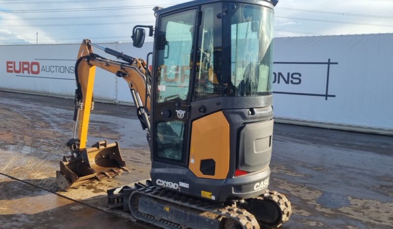 2023 Case CX19D Mini Excavators For Auction: Leeds – 5th, 6th, 7th & 8th March 2025 @ 8:00am full