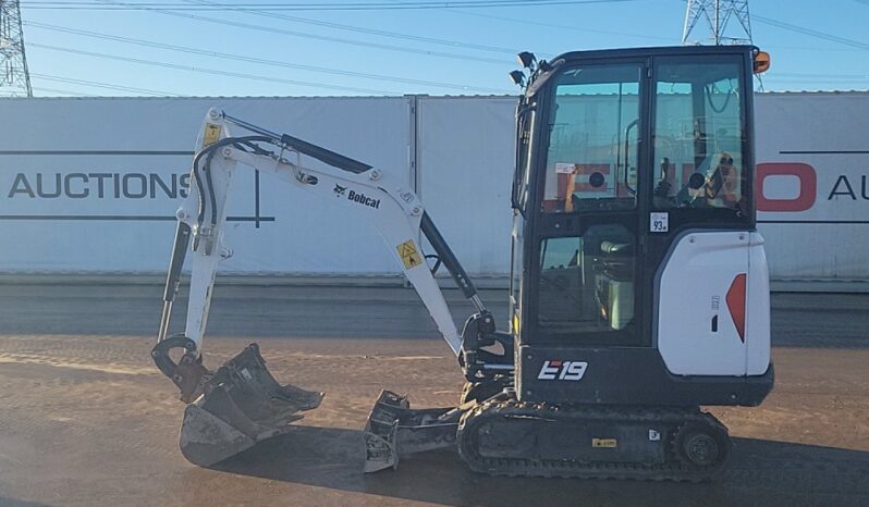 2021 Bobcat E19 Mini Excavators For Auction: Leeds – 5th, 6th, 7th & 8th March 2025 @ 8:00am full