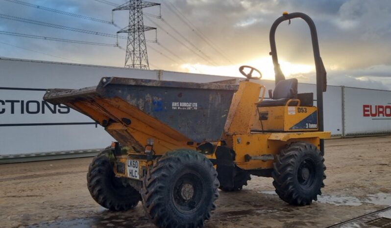 2010 Thwaites 3 Ton Site Dumpers For Auction: Leeds – 5th, 6th, 7th & 8th March 2025 @ 8:00am