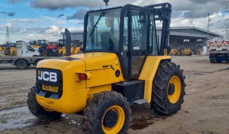 2016 JCB 926 Rough Terrain Forklifts For Auction: Leeds – 5th, 6th, 7th & 8th March 2025 @ 8:00am full