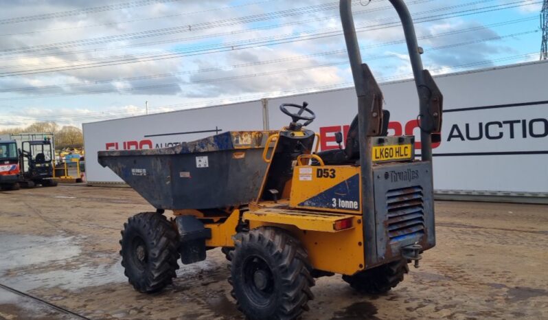 2010 Thwaites 3 Ton Site Dumpers For Auction: Leeds – 5th, 6th, 7th & 8th March 2025 @ 8:00am full