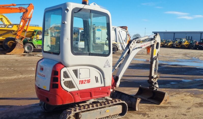 2018 Takeuchi TB216 Mini Excavators For Auction: Leeds – 5th, 6th, 7th & 8th March 2025 @ 8:00am full