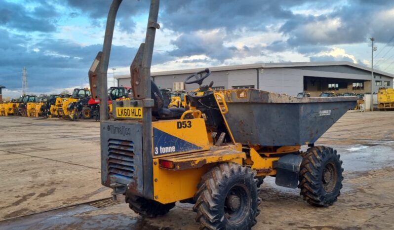 2010 Thwaites 3 Ton Site Dumpers For Auction: Leeds – 5th, 6th, 7th & 8th March 2025 @ 8:00am full