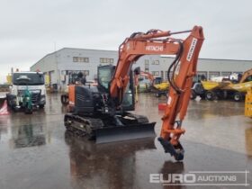 2021 Hitachi ZX85USB-6 6 Ton+ Excavators For Auction: Leeds – 5th, 6th, 7th & 8th March 2025 @ 8:00am full