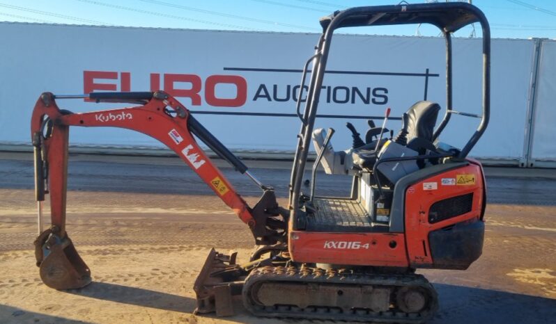 2016 Kubota KX016-4 Mini Excavators For Auction: Leeds – 5th, 6th, 7th & 8th March 2025 @ 8:00am full