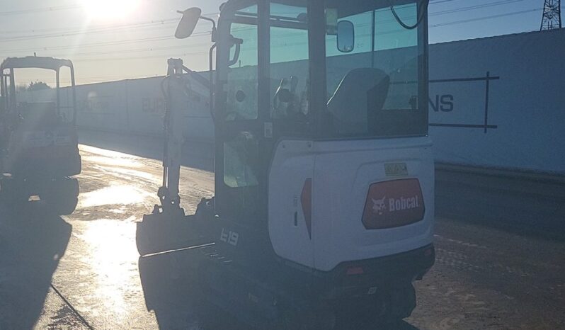 2021 Bobcat E19 Mini Excavators For Auction: Leeds – 5th, 6th, 7th & 8th March 2025 @ 8:00am full