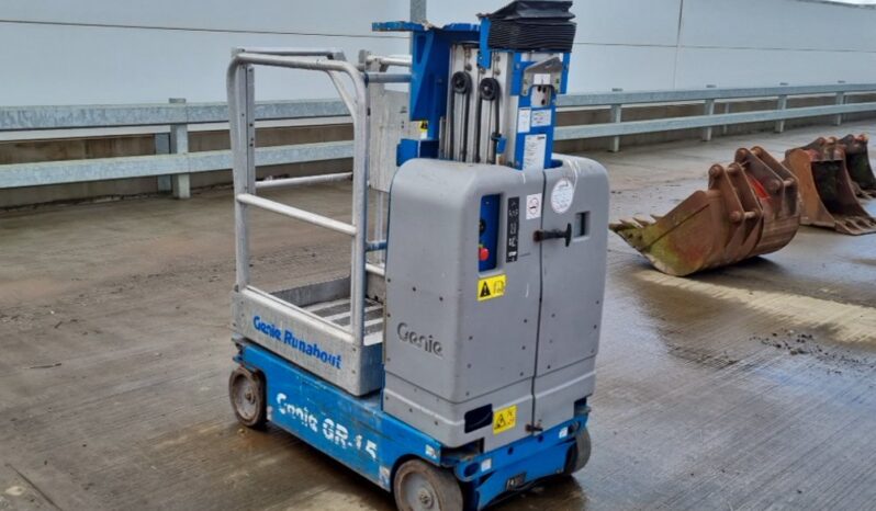 Genie GR-15 Manlifts For Auction: Leeds – 5th, 6th, 7th & 8th March 2025 @ 8:00am full